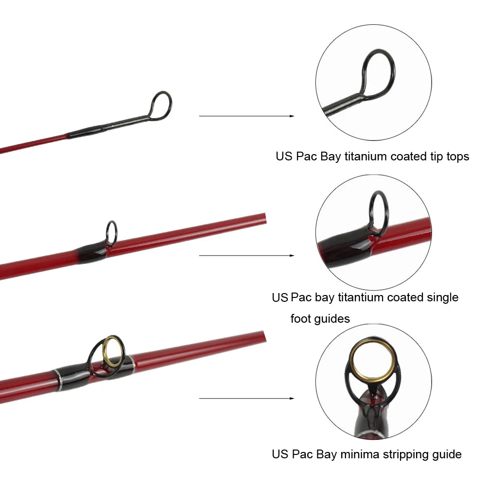 Fiberglass 4 piece 4W 7'8"